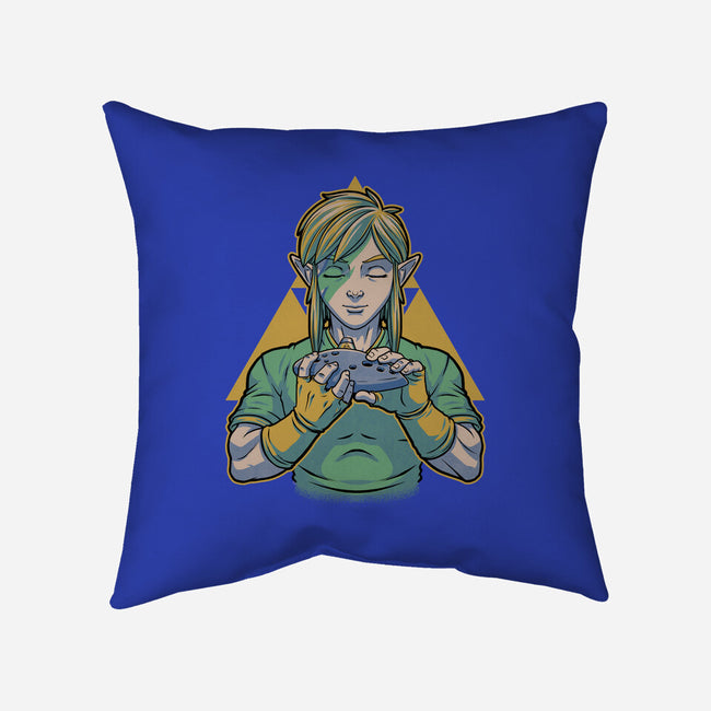 Glam Rock Elf-None-Removable Cover-Throw Pillow-Studio Mootant