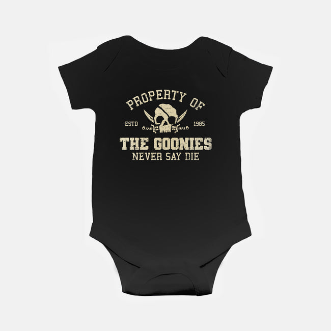 Property Of The Goonies-Baby-Basic-Onesie-kg07