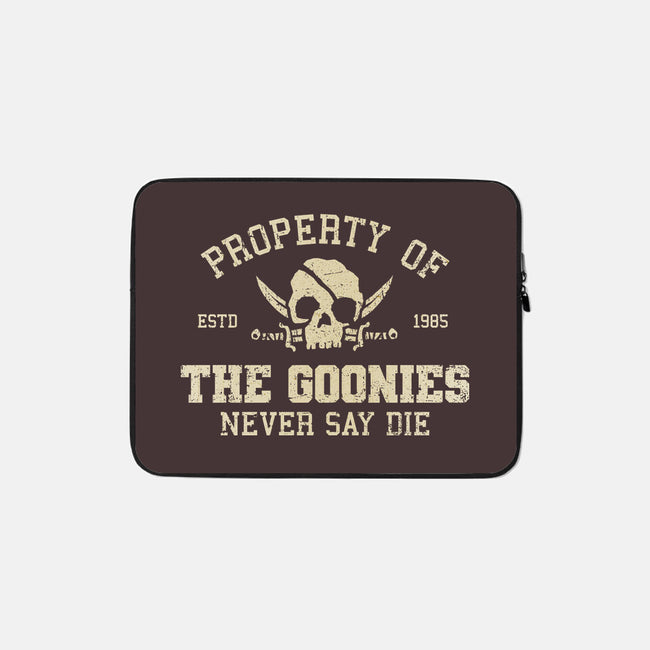 Property Of The Goonies-None-Zippered-Laptop Sleeve-kg07