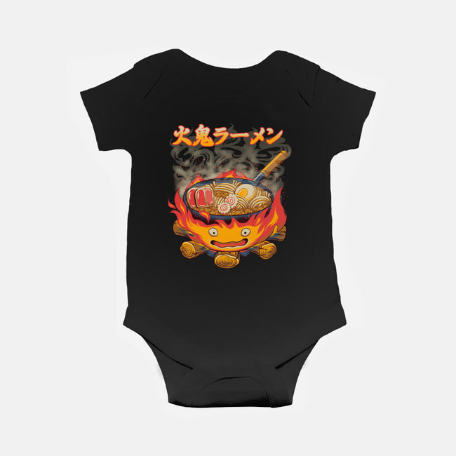 Fire Demon Ramen-Baby-Basic-Onesie-rmatix