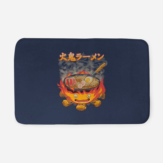 Fire Demon Ramen-None-Memory Foam-Bath Mat-rmatix