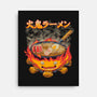 Fire Demon Ramen-None-Stretched-Canvas-rmatix