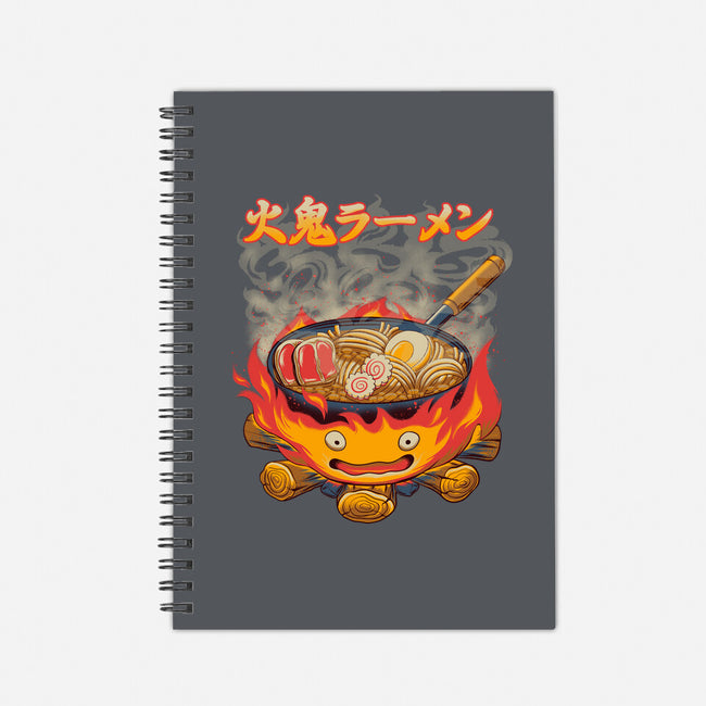 Fire Demon Ramen-None-Dot Grid-Notebook-rmatix