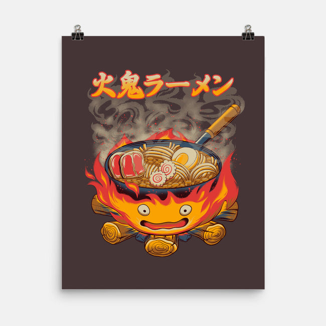 Fire Demon Ramen-None-Matte-Poster-rmatix