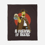 A Fistful Of Beers-None-Fleece-Blanket-zascanauta