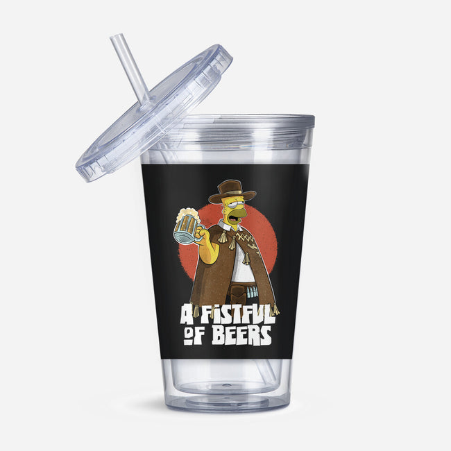 A Fistful Of Beers-None-Acrylic Tumbler-Drinkware-zascanauta