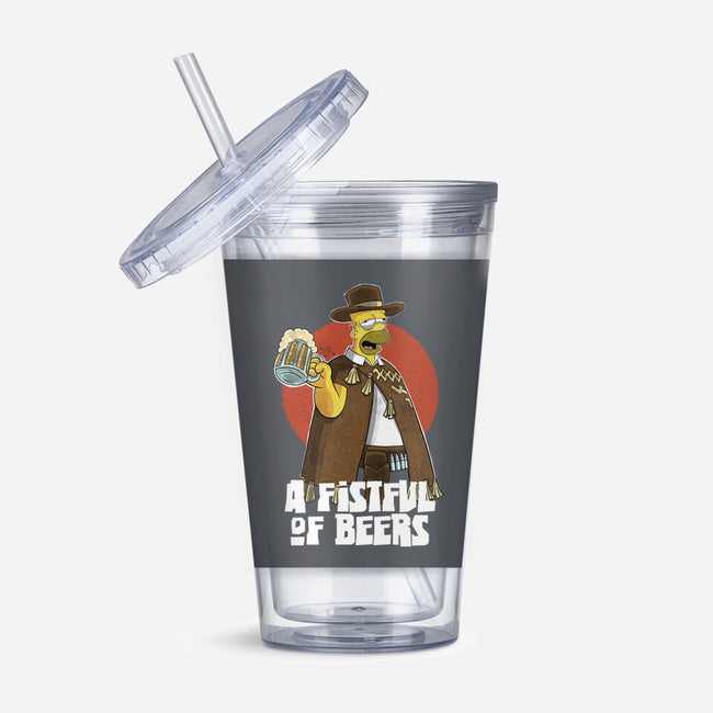 A Fistful Of Beers-None-Acrylic Tumbler-Drinkware-zascanauta