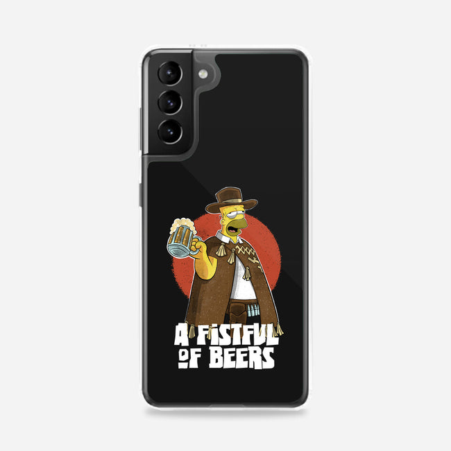 A Fistful Of Beers-Samsung-Snap-Phone Case-zascanauta