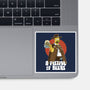 A Fistful Of Beers-None-Glossy-Sticker-zascanauta