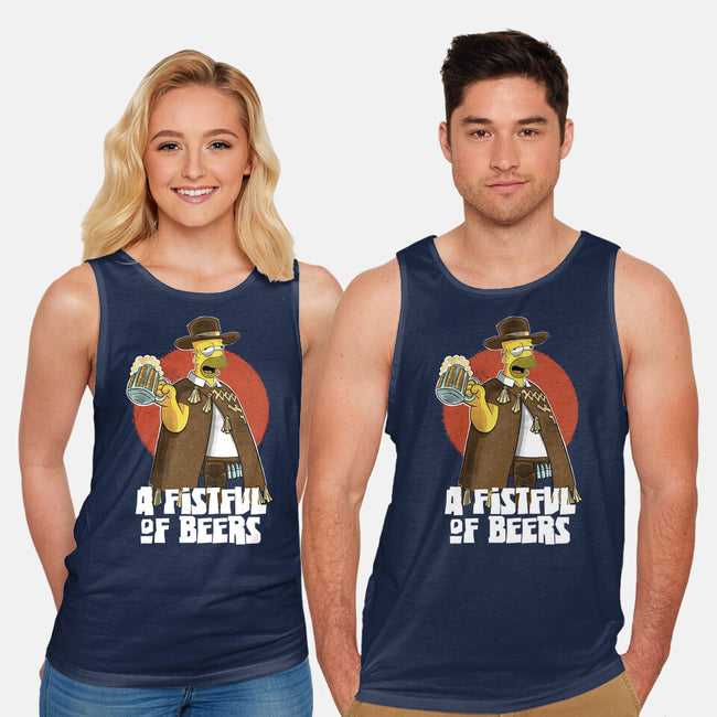 A Fistful Of Beers-Unisex-Basic-Tank-zascanauta