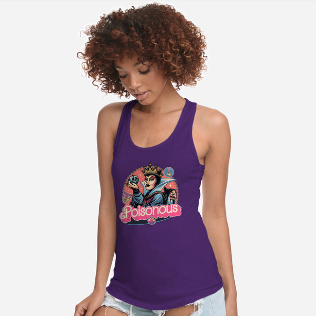 The Poison Queen-Womens-Racerback-Tank-glitchygorilla