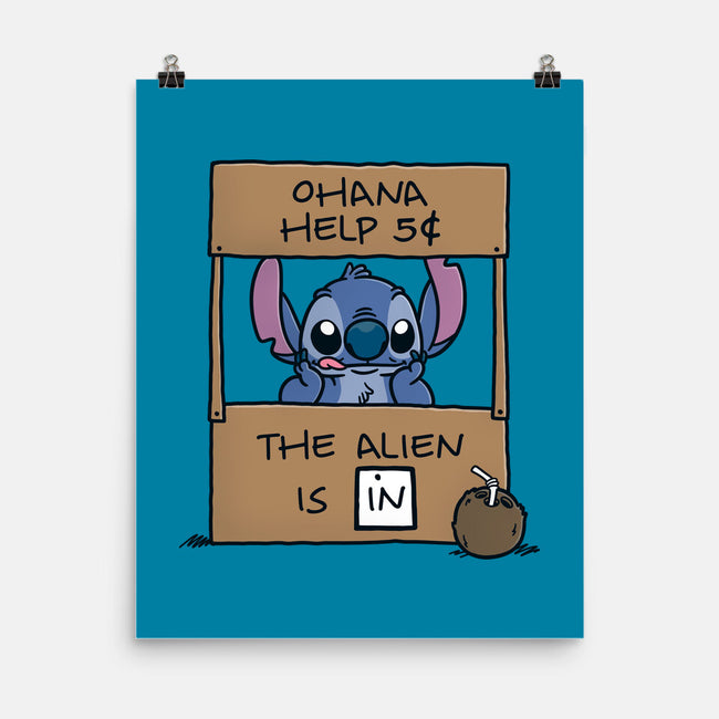 Ohana Help-None-Matte-Poster-Barbadifuoco