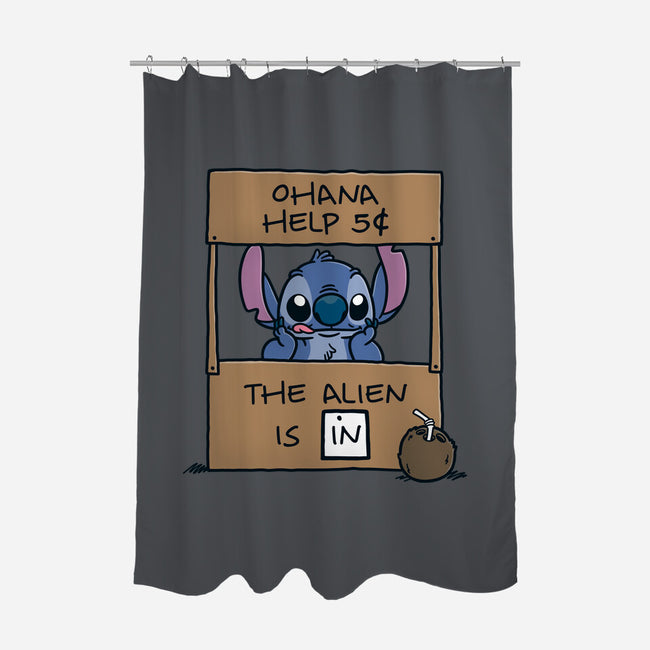 Ohana Help-None-Polyester-Shower Curtain-Barbadifuoco