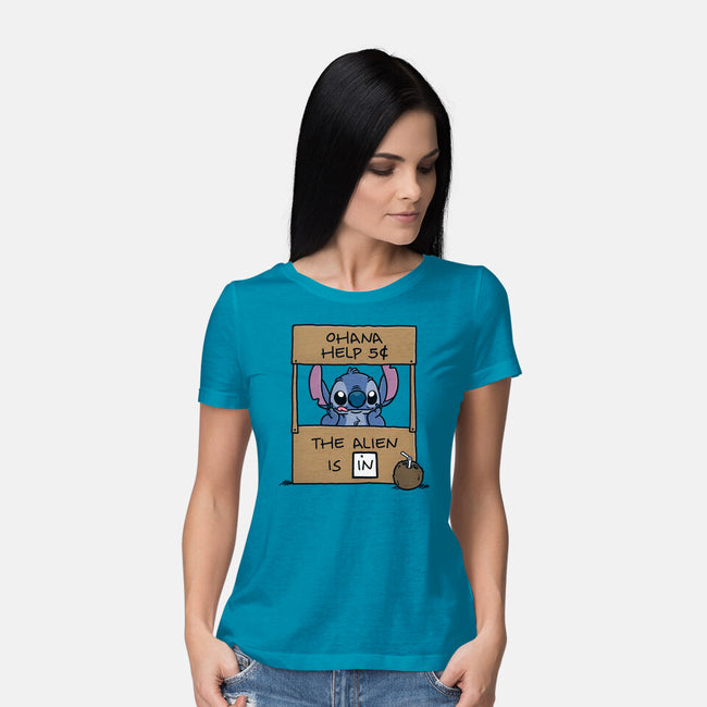 Ohana Help-Womens-Basic-Tee-Barbadifuoco