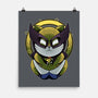 Yellow Cat Mutant-None-Matte-Poster-Astrobot Invention