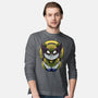 Yellow Cat Mutant-Mens-Long Sleeved-Tee-Astrobot Invention