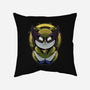 Yellow Cat Mutant-None-Removable Cover-Throw Pillow-Astrobot Invention