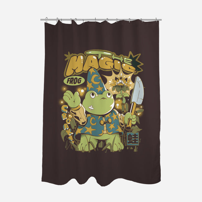 Magic Frog-None-Polyester-Shower Curtain-ilustrata