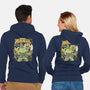 Magic Frog-Unisex-Zip-Up-Sweatshirt-ilustrata