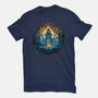 Sword In The Woods-Womens-Fitted-Tee-rmatix