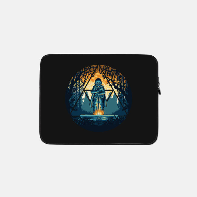 Sword In The Woods-None-Zippered-Laptop Sleeve-rmatix