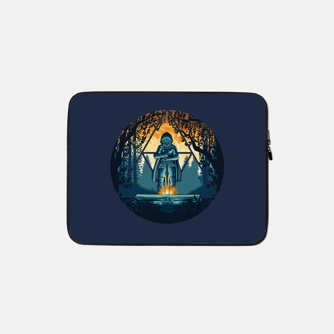 Sword In The Woods-None-Zippered-Laptop Sleeve-rmatix