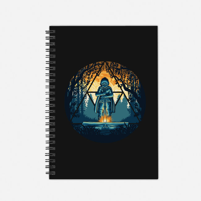 Sword In The Woods-None-Dot Grid-Notebook-rmatix