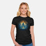 Sword In The Woods-Womens-Fitted-Tee-rmatix