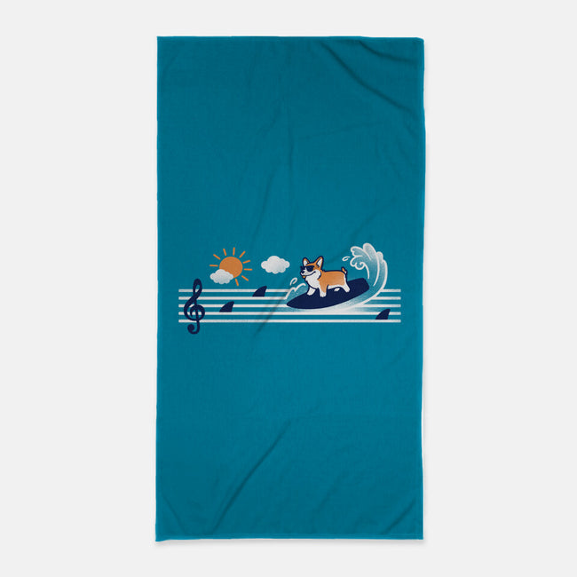 Summer Dog-None-Beach-Towel-NemiMakeit