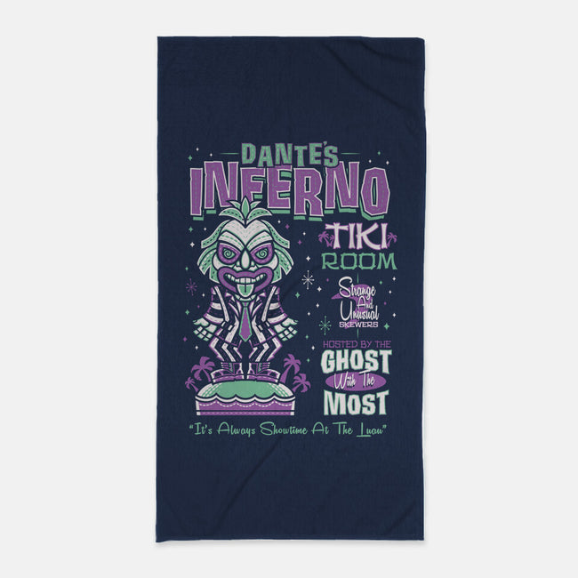 Dante's Inferno Tiki-None-Beach-Towel-Nemons