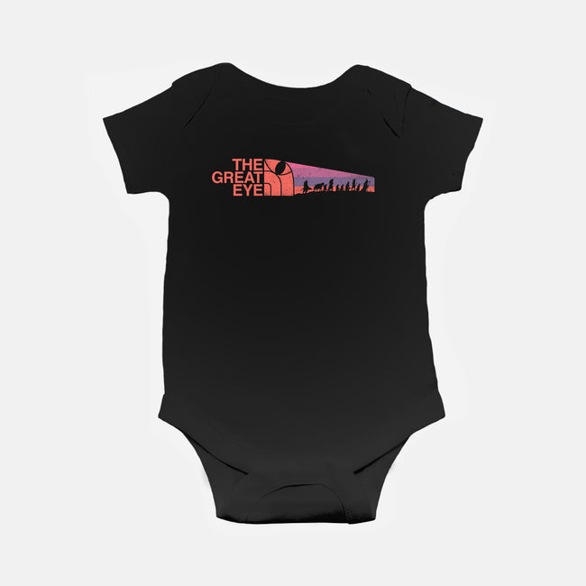 The Great Eye-Baby-Basic-Onesie-rocketman_art