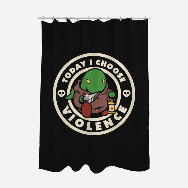 Violent Tonberry-None-Polyester-Shower Curtain-demonigote