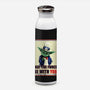 May The Force Be With You-None-Water Bottle-Drinkware-fanfabio