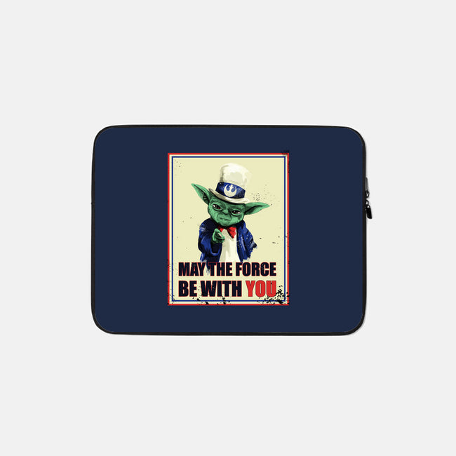 May The Force Be With You-None-Zippered-Laptop Sleeve-fanfabio