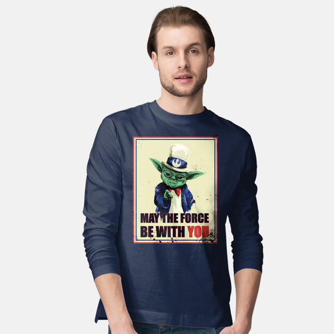 May The Force Be With You-Mens-Long Sleeved-Tee-fanfabio