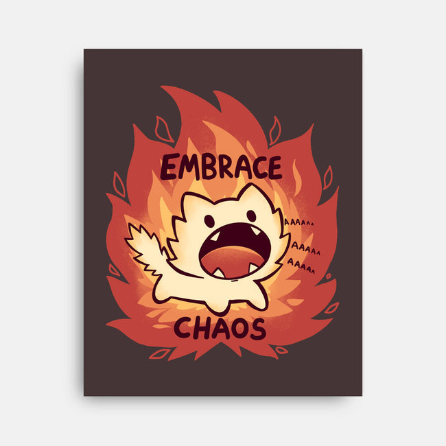 Embrace Chaos-None-Stretched-Canvas-TechraNova