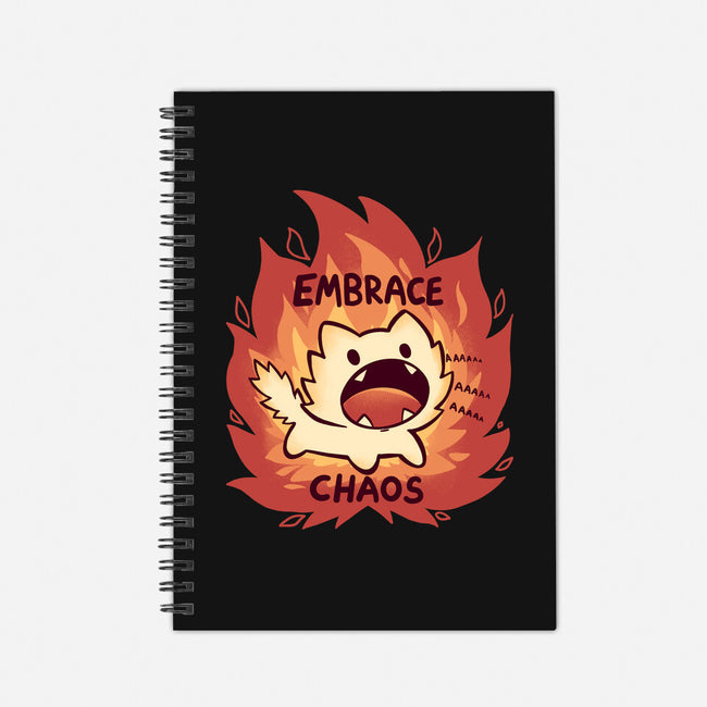 Embrace Chaos-None-Dot Grid-Notebook-TechraNova