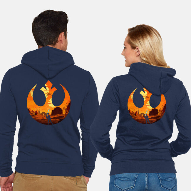 The Knight Farmer-Unisex-Zip-Up-Sweatshirt-Arinesart