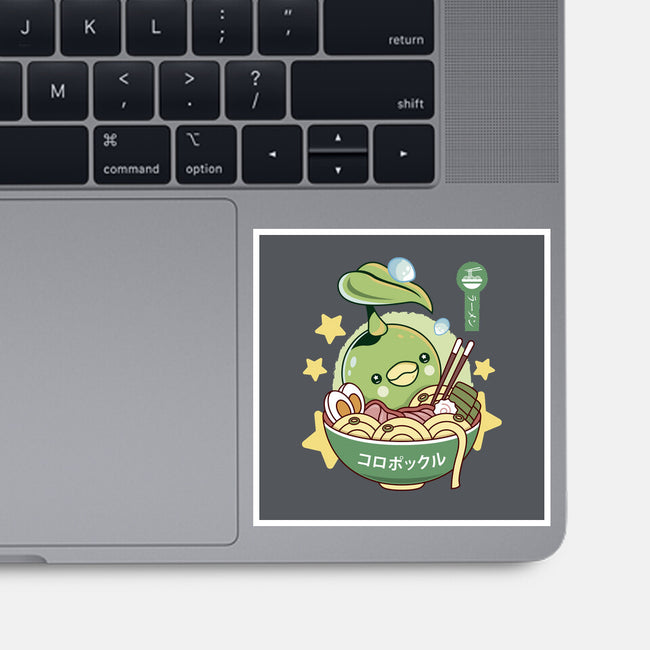 Korpokkur Ramen-None-Glossy-Sticker-LAGELANTEE