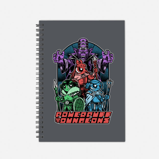 Power Girls Dungeons-None-Dot Grid-Notebook-Studio Mootant