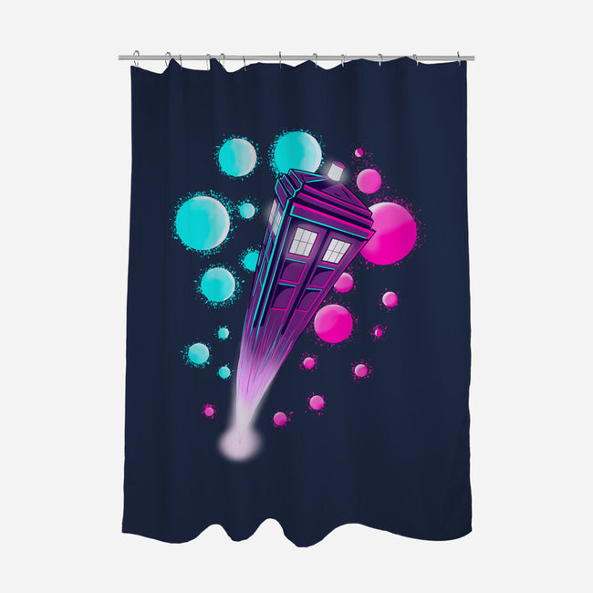 Neon Who-None-Polyester-Shower Curtain-nickzzarto