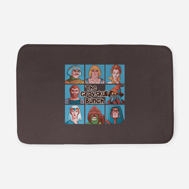 The Grayskull Bunch-None-Memory Foam-Bath Mat-Skullpy