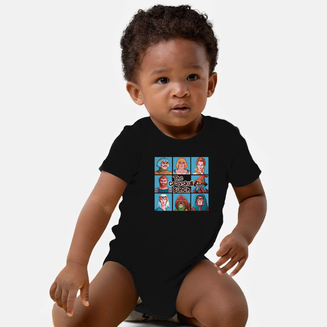 The Grayskull Bunch-Baby-Basic-Onesie-Skullpy