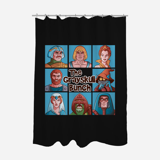 The Grayskull Bunch-None-Polyester-Shower Curtain-Skullpy