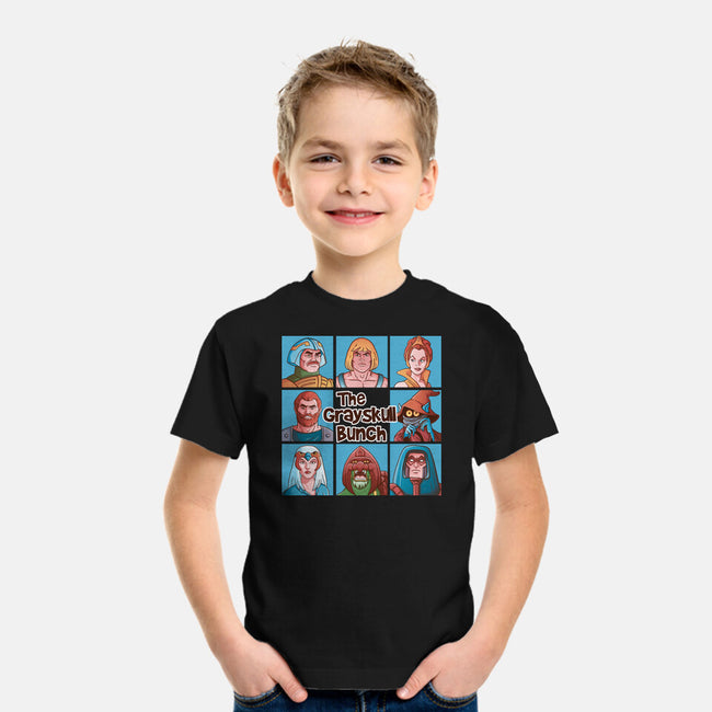 The Grayskull Bunch-Youth-Basic-Tee-Skullpy