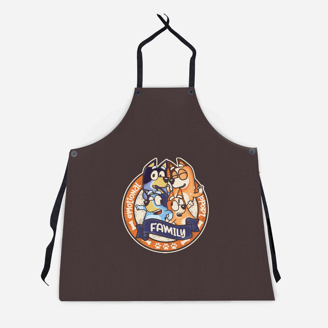 Emotional Support Family-Unisex-Kitchen-Apron-turborat14