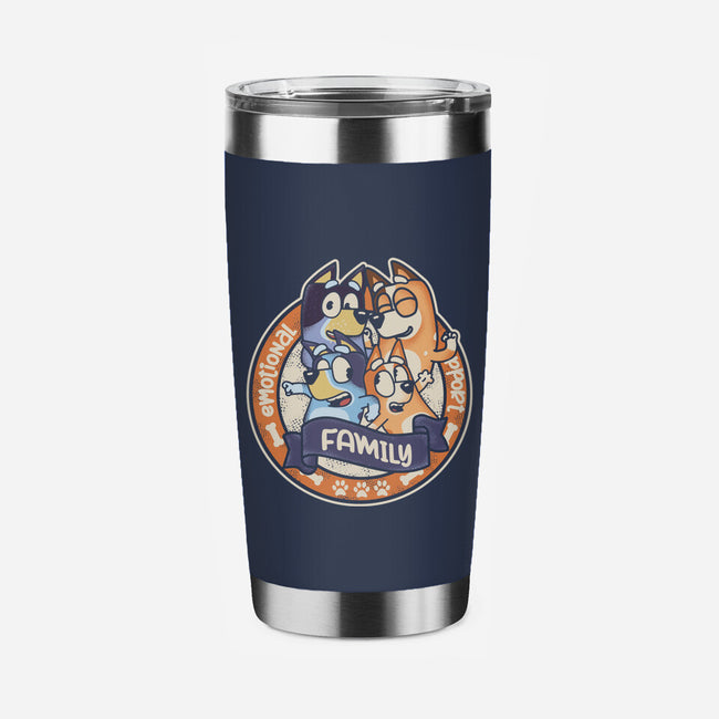 Emotional Support Family-None-Stainless Steel Tumbler-Drinkware-turborat14