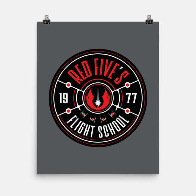 Red Five's Flight School-None-Matte-Poster-BadBox