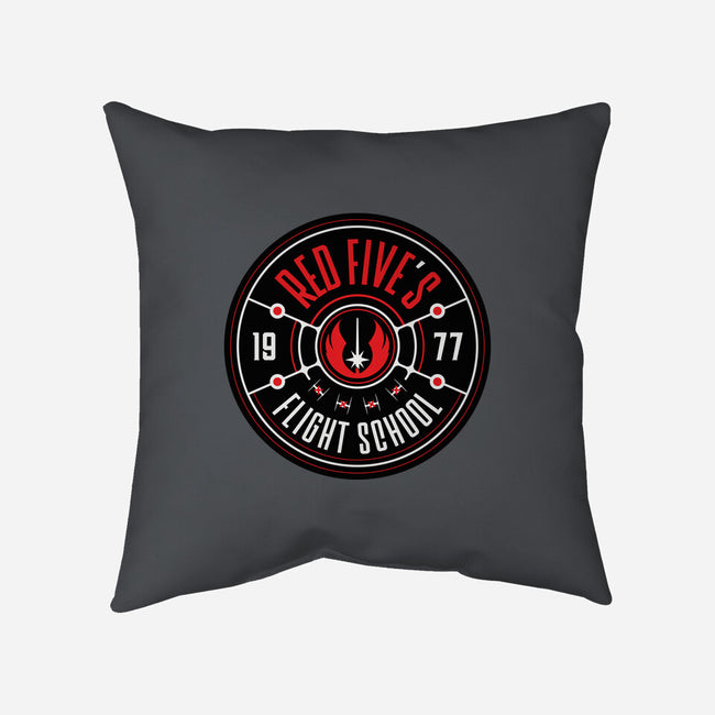 Red Five's Flight School-None-Removable Cover-Throw Pillow-BadBox