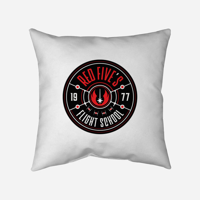 Red Five's Flight School-None-Removable Cover-Throw Pillow-BadBox